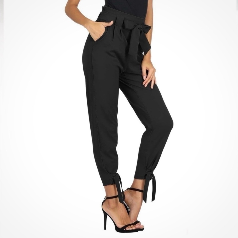 NEW Grace Karin paper bag / high-waist pants